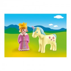 Playmobil - 1.2.3 Princesa con Unicornio