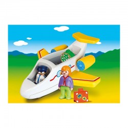 Playmobil - 1.2.3 Avión con Pasajero