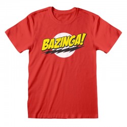 Camiseta Big Bang Theory - Bazinga - Unisex - Talla Adulto TALLA CAMISETA XL