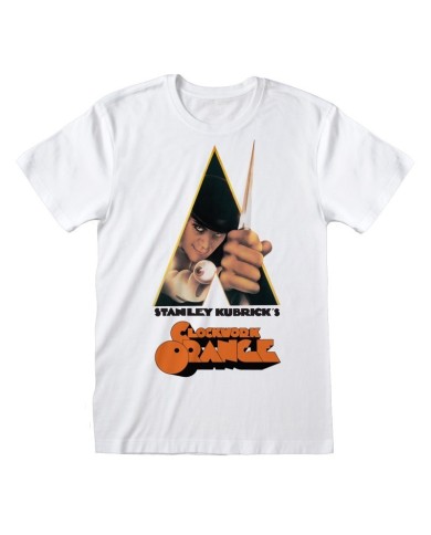 Camiseta Clockwork Orange, A - Poster White - Unisex - Talla Adulto TALLA CAMISETA XL
