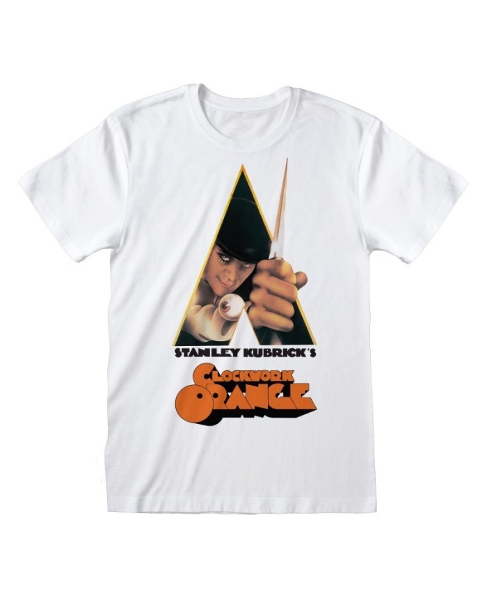 Camiseta Clockwork Orange, A - Poster White - Unisex - Talla Adulto TALLA CAMISETA XL