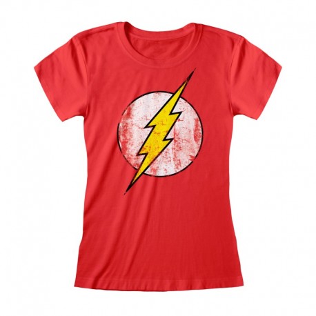 Camiseta DC Flash - Logo - Mujer - Talla Adulto TALLA CAMISETA S