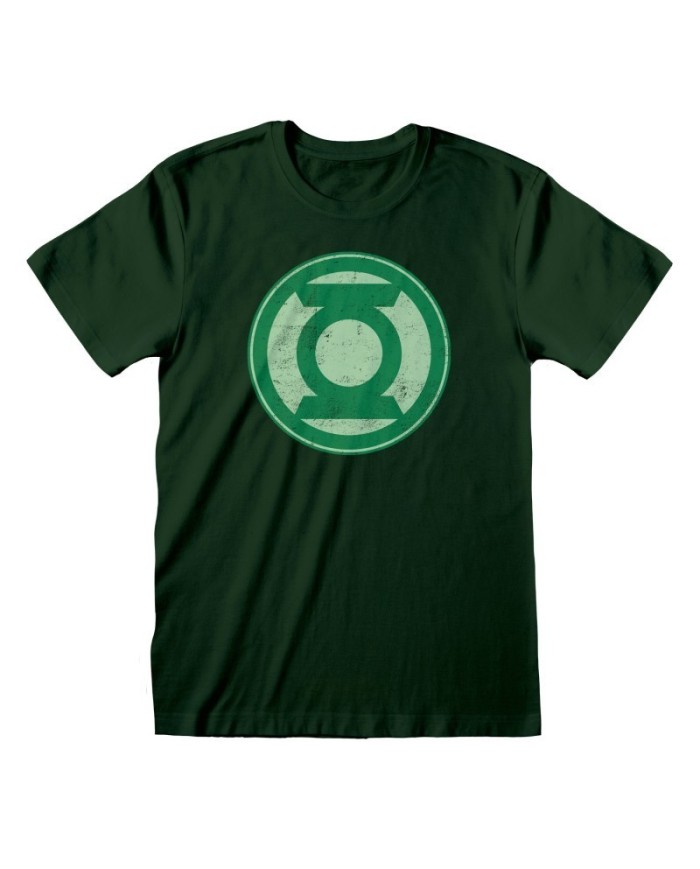 Camiseta DC Green Lantern - Distressed Logo - Unisex - Talla Adulto TALLA CAMISETA S
