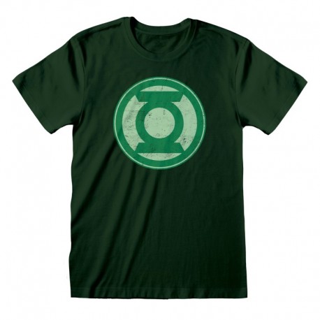 Camiseta DC Green Lantern - Distressed Logo - Unisex - Talla Adulto TALLA CAMISETA M