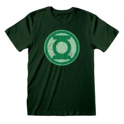 Camiseta DC Green Lantern - Distressed Logo - Unisex - Talla Adulto TALLA CAMISETA XL