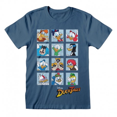 Camiseta Disney Ducktales - Squares - Unisex - Talla Adulto TALLA CAMISETA S