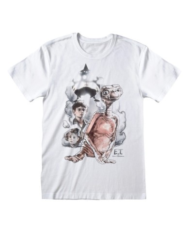 Camiseta ET - Vintage Characters - Unisex - Talla Adulto TALLA CAMISETA S