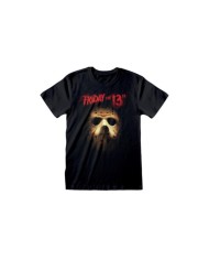 Camiseta Friday the 13th - Mask  - Unisex - Talla Adulto TALLA CAMISETA M