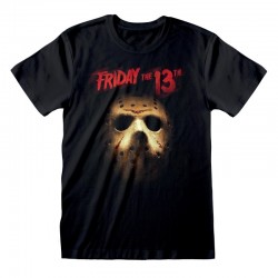 Camiseta Friday the 13th - Mask  - Unisex - Talla Adulto TALLA CAMISETA L