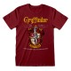 Camiseta Harry Potter - Gryffindor Red Crest - Unisex - Talla Adulto TALLA CAMISETA M