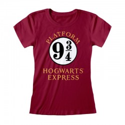 Camiseta Harry Potter - Hogwarts Express - Mujer- Talla Adulto TALLA CAMISETA S