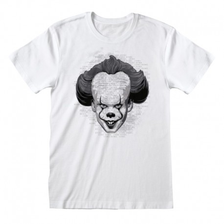 Camiseta IT Chapter 2 - BW Face - Unisex - Talla Adulto TALLA CAMISETA M