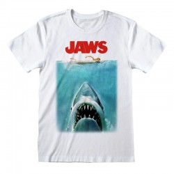 Camiseta Jaws - Poster - Unisex - Talla Adulto TALLA CAMISETA S
