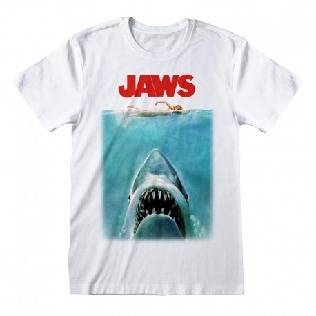 Camiseta Jaws - Poster - Unisex - Talla Adulto TALLA CAMISETA S