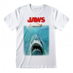 Camiseta Jaws - Poster - Unisex - Talla Adulto TALLA CAMISETA XL