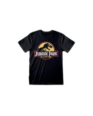 Camiseta Jurassic Park - Original Logo Distressed - Unisex - Talla Adulto TALLA CAMISETA S