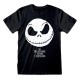 Camiseta Nightmare Before Christmas - Jack Face & Logo - Unisex - Talla Adulto TALLA CAMISETA M