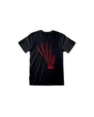 Camiseta Nightmare On Elm St, A - Glove Text - Talla Adulto TALLA CAMISETA XL