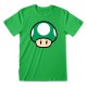 Camiseta Nintendo Super Mario - 1-UP Mushroom - Unisex - Talla Adulto TALLA CAMISETA S