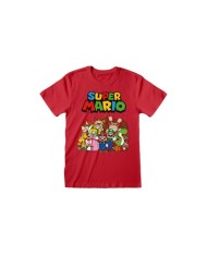 Camiseta Nintendo Super Mario - Main Character Group - Unisex - Talla Adulto TALLA CAMISETA XL