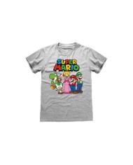 Camiseta Nintendo Super Mario - Vintage Group - Unisex - Talla Adulto TALLA CAMISETA S