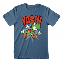 Camiseta Nintendo Super Mario - Yoshi  - Unisex - Talla Adulto TALLA CAMISETA S