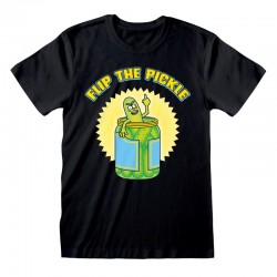 Camiseta Rick and Morty - Flip The Pickle - Unisex - Talla Adulto TALLA CAMISETA S