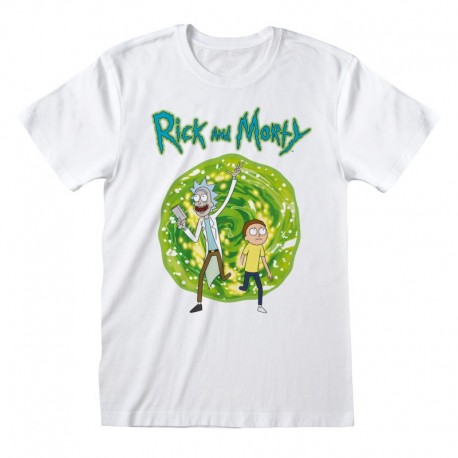 Camiseta Rick and Morty - Portal  - Unisex - Talla Adulto TALLA CAMISETA M