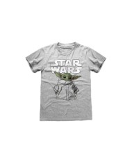 Camiseta Star Wars : Mandalorian, The - Child Sketch - Unisex - Talla Adulto TALLA CAMISETA L