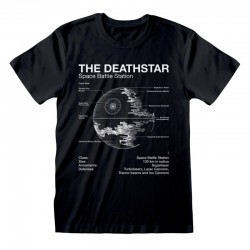 Camiseta Star Wars - Death Star Sketch  - Unisex - Talla Adulto TALLA CAMISETA L