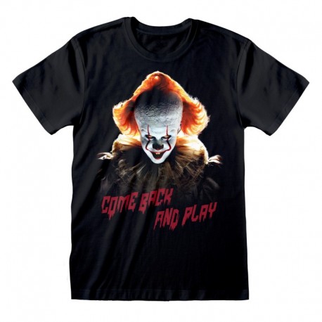 Camiseta IT Chapter 2 - Come Back And Play  - Unisex - Talla Adulto TALLA CAMISETA S