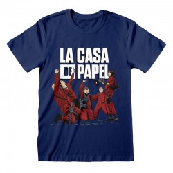 Camiseta La Casa De Papel - Celebrating - Unisex - Talla Adulto TALLA CAMISETA S