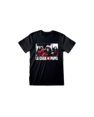 Camiseta La Casa De Papel - Photo And Logo  - Unisex - Talla Adulto TALLA CAMISETA XL
