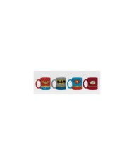 Pack de 4 Tazas Espresso Uniforms DC Comics