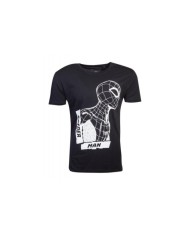 Spider-Man Camiseta Black Side View Spidey TALLA CAMISETA L