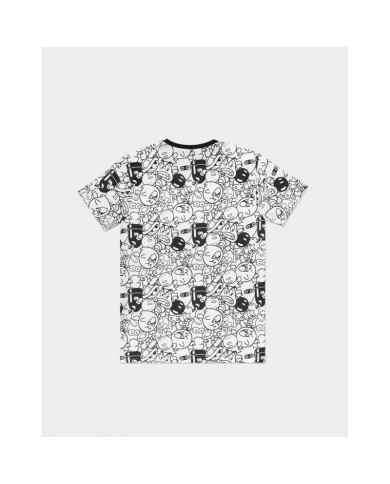 Camiseta Super Mario Villains AOP Nintendo TALLA CAMISETA XL