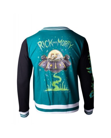 Chaqueta Rick & Morty Space Travel Varsity Jacket - Mujer TALLA CAMISETA XL