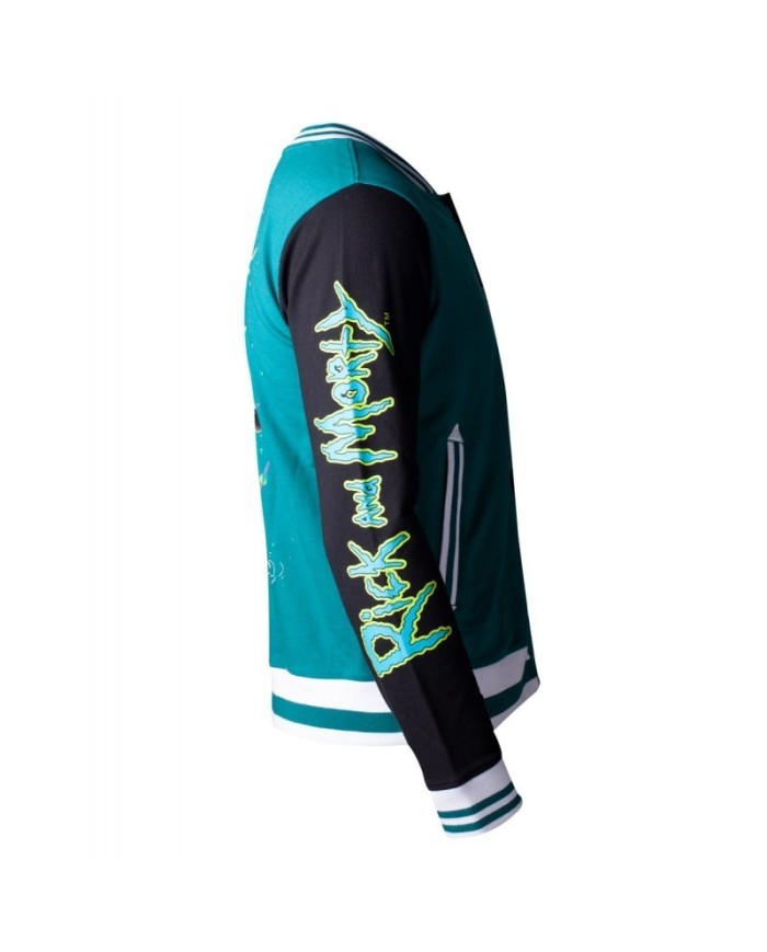 Chaqueta Rick & Morty Space Travel Varsity Jacket - Mujer TALLA CAMISETA XL