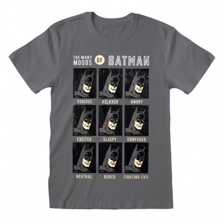 Camiseta DC Batman – Emotions Of Batman - Talla Adulto TALLA CAMISETA L