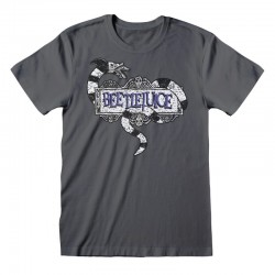 Camiseta Beetlejuice – Sandworm Logo - Talla Adulto TALLA CAMISETA M