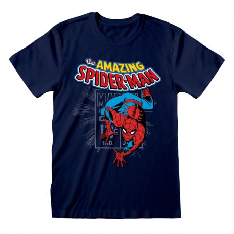 Camiseta Marvel Comics Spider-man – Amazing Spider-man - Talla Adulto TALLA CAMISETA S