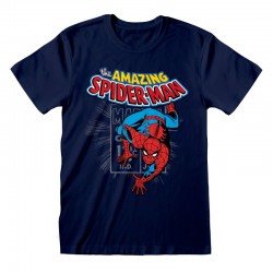 Camiseta Marvel Comics Spider-man – Amazing Spider-man - Talla Adulto TALLA CAMISETA XL