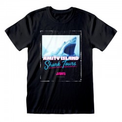 Camiseta Jaws – Shark Tours - Talla Adulto TALLA CAMISETA M
