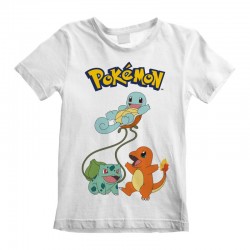 Camiseta Pokemon - Original Trio  - Niño TALLA CAMISETA NIÑO TALLA 98 - 3 AÑOS