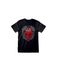 Camiseta A Nightmare On Elm Street - Skull Flames - Talla Adulto TALLA CAMISETA L