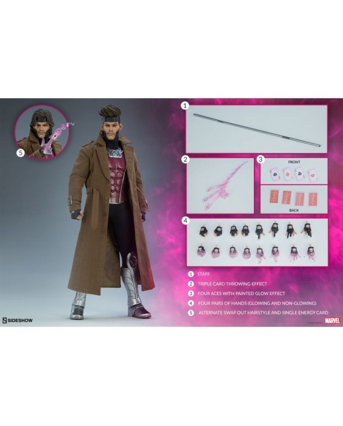 Gambit Deluxe Sixth Scale Figure by Sideshow Collectibles