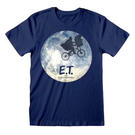 Camiseta ET - Moon Ride Silhouette - Unisex - Talla Adulto TALLA CAMISETA S