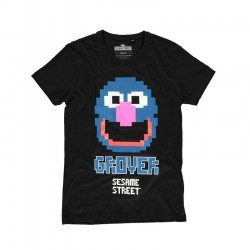 Camiseta Sesamestreet - Grover - Link Unisex - Talla Adulto TALLA CAMISETA S