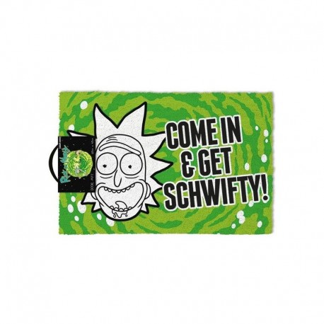 Rick and Morty Felpudo RICK AND MORTY GET SCHWIFTY