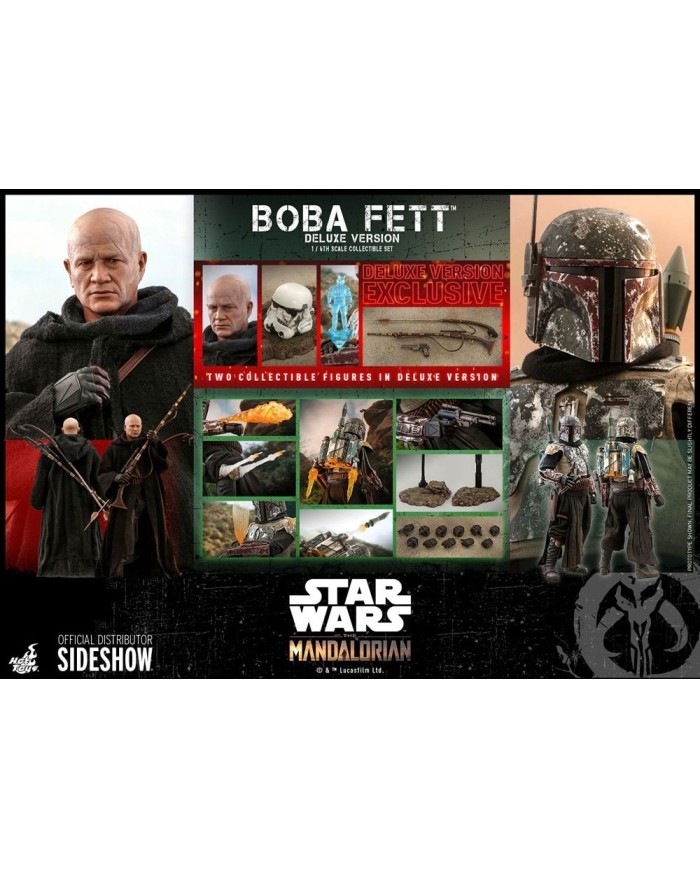 Boba Fett Deluxe Pack de 2 Figuras 1/6 Star Wars The Mandalorian